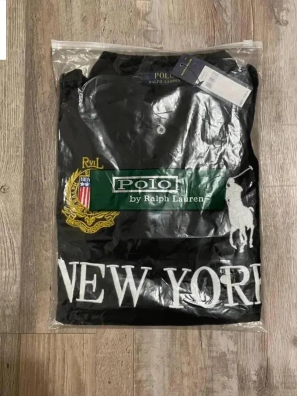Pre-owned New York Polo Style Men's Shirt, Embroidered Short Sleeve Golf Shirt,
